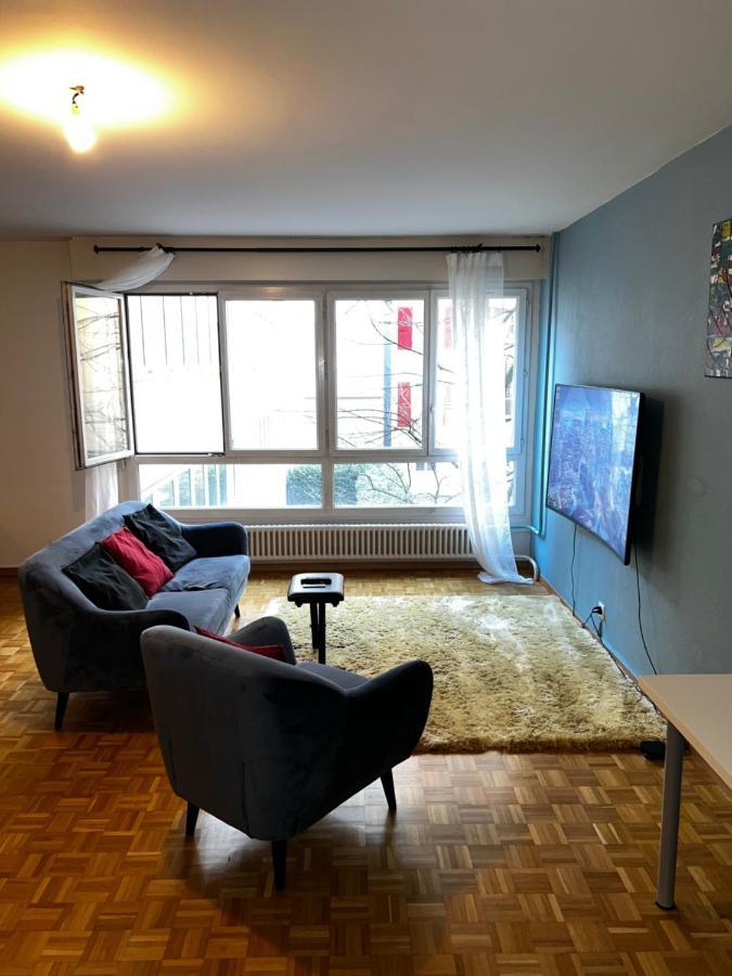 Ferienwohnung Beautiful Large Studio In Center Of Geneva Free Wifi Exterior foto